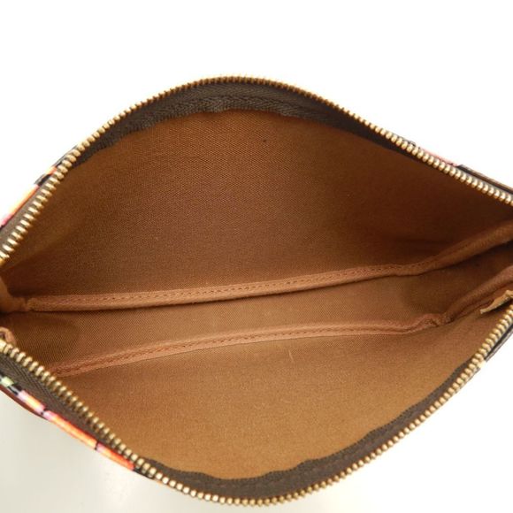 Louis Vuitton Monogram Rose Pochette Accessoire Brown Accessory Pouch - Picture 6 of 7